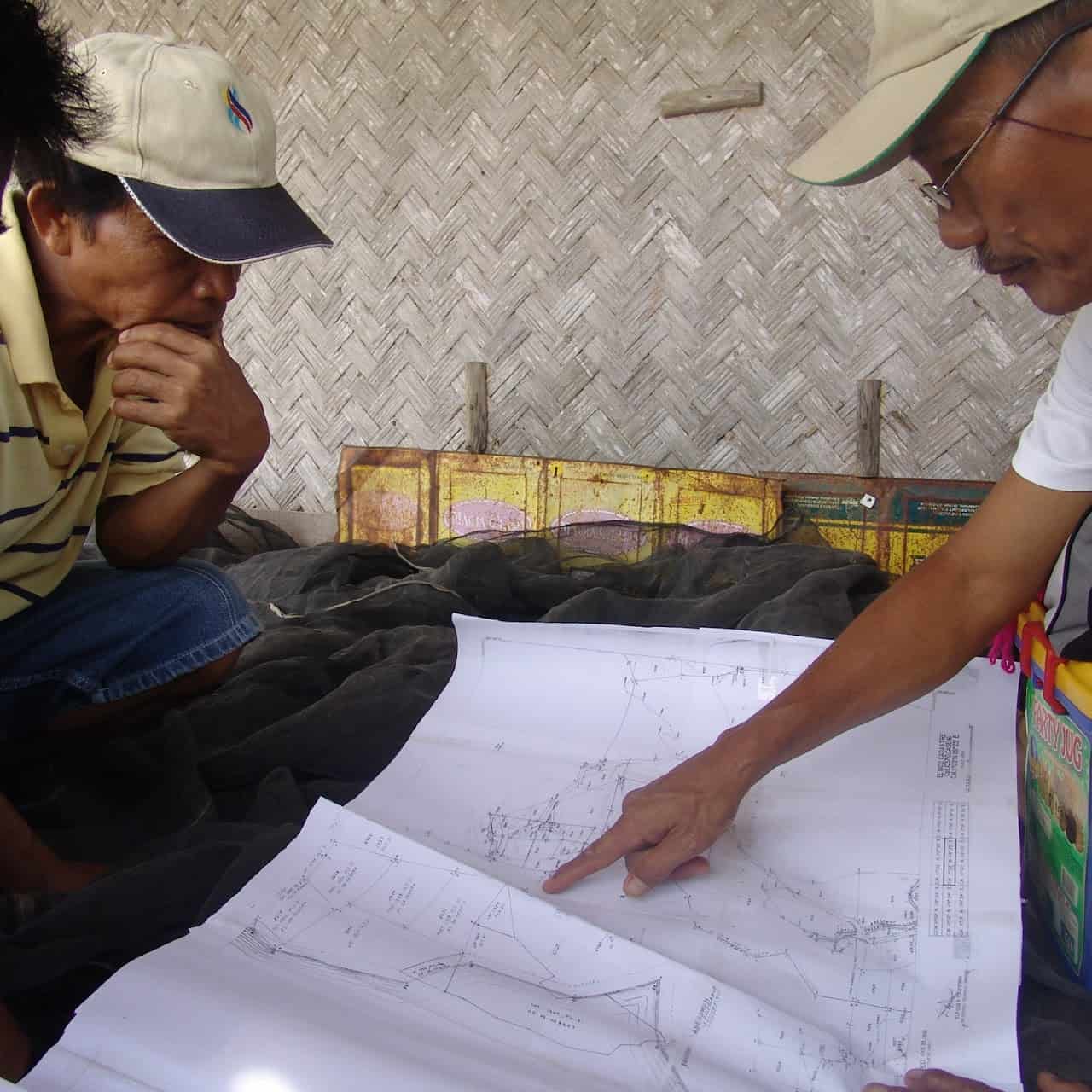 Aberawan mangrove site delineation