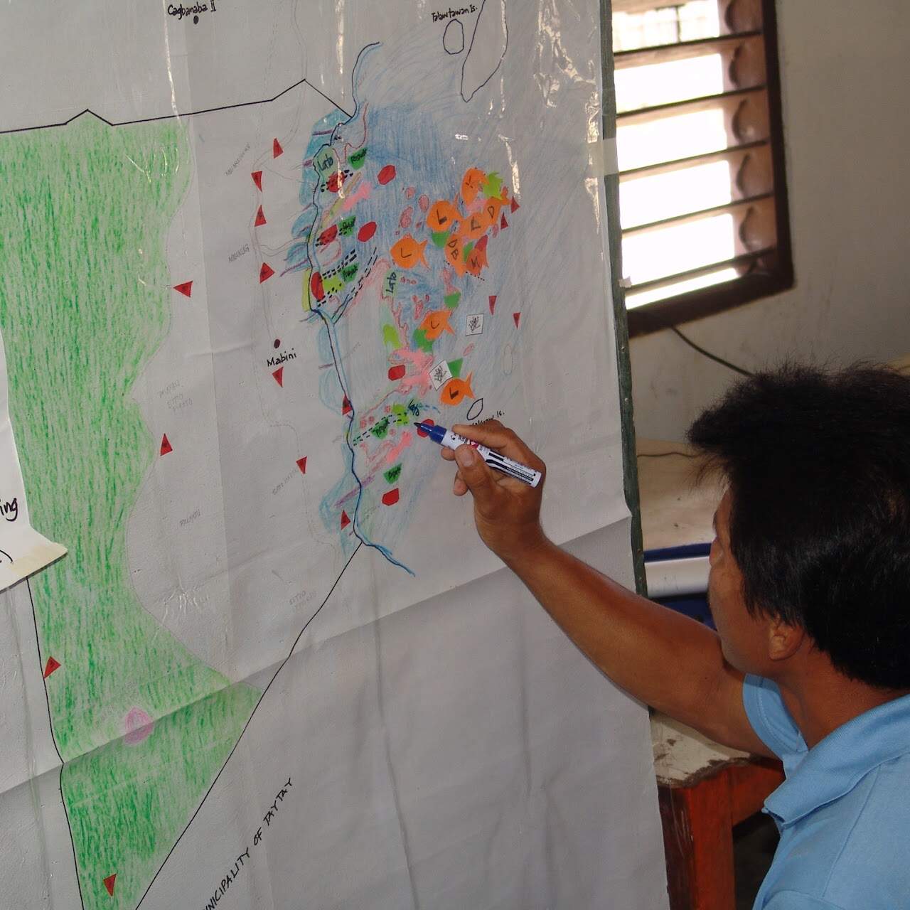 Coastal marine zonation in Barangay Mabini