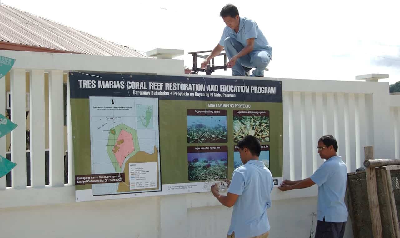 Information Board Installation
